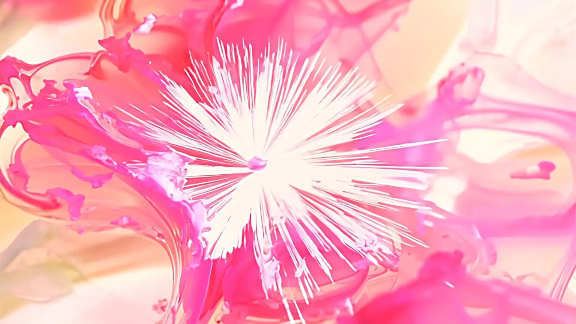 Vibrant Pink Ink Swirl Transition for Fashion and Beauty Videos